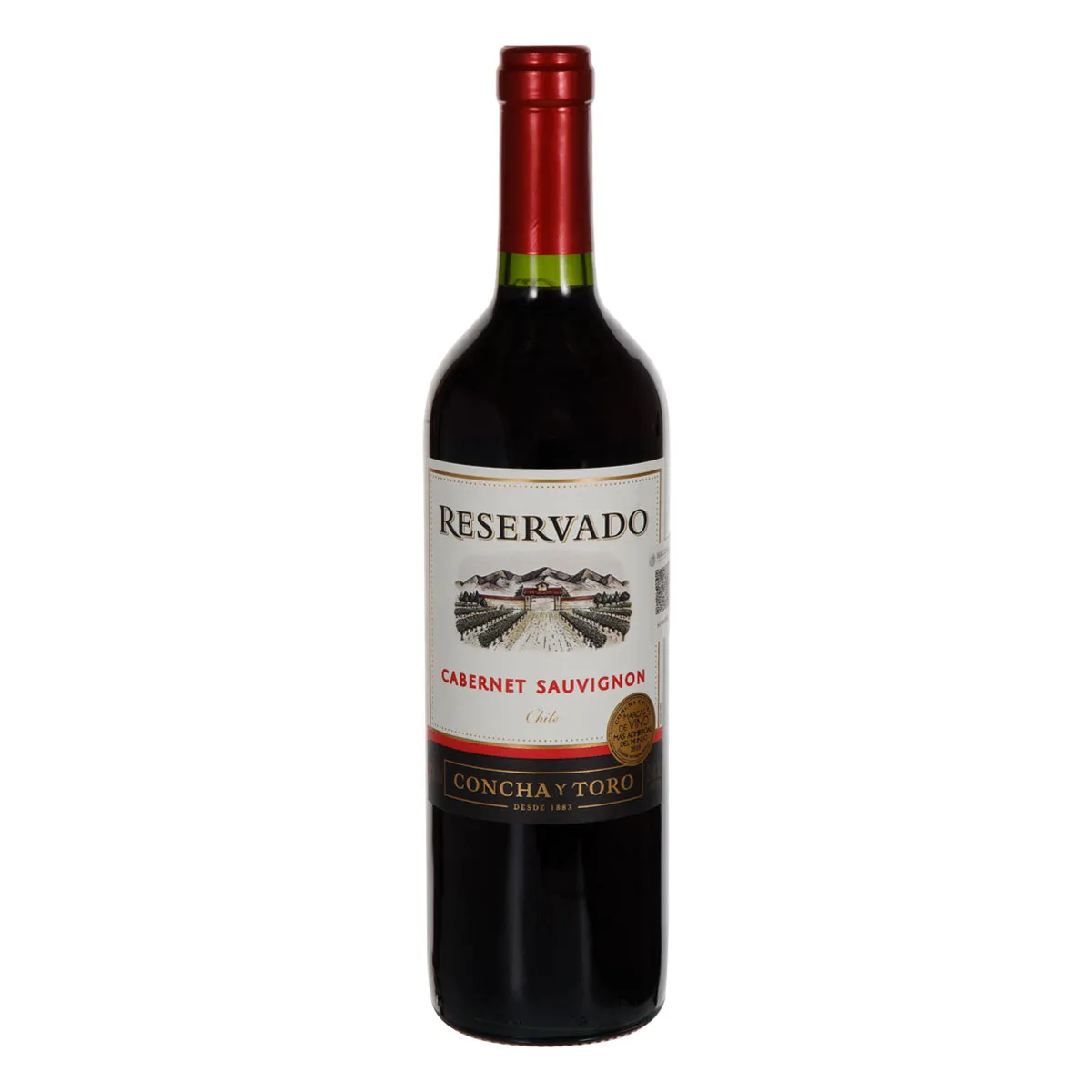 Vino Tinto Chileno Reservado Cabernet Sauvignon 750ml