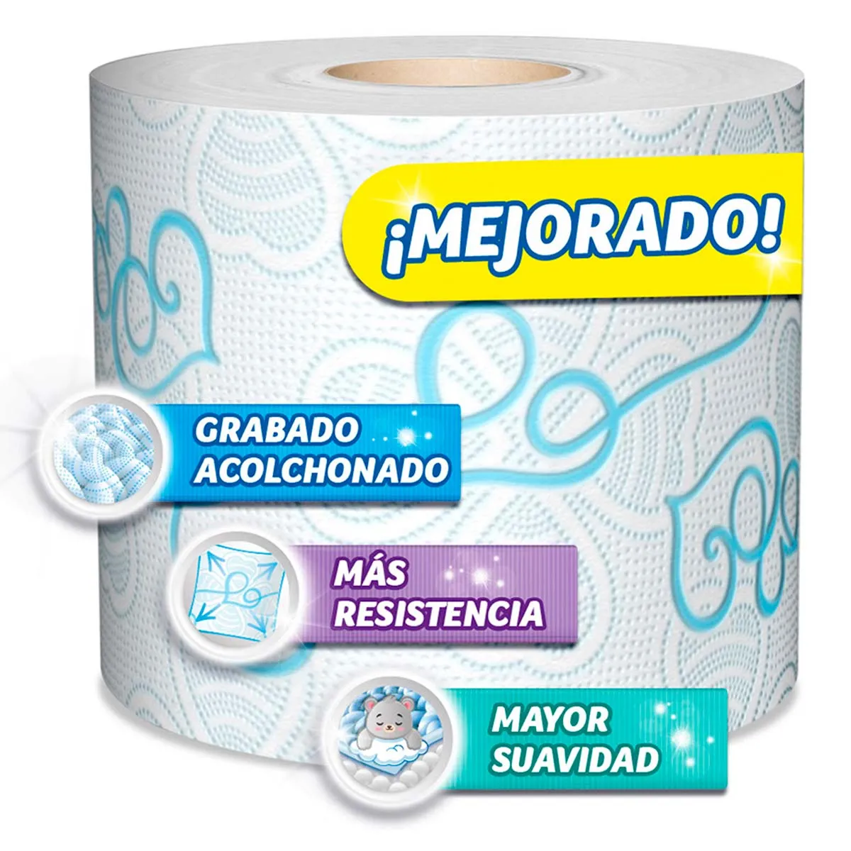 Papel Higiénico Suavel 4 Rollos 325 Hojas