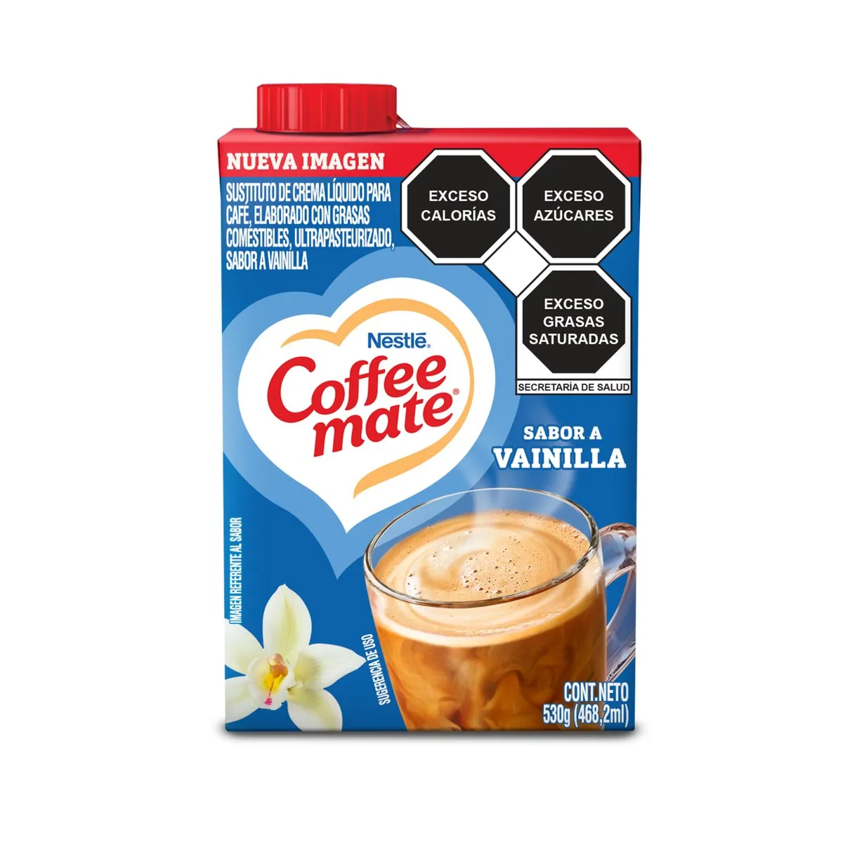 Sustituto De Crema Para Café Coffee Mate Líquido Sabor Vainilla 530g