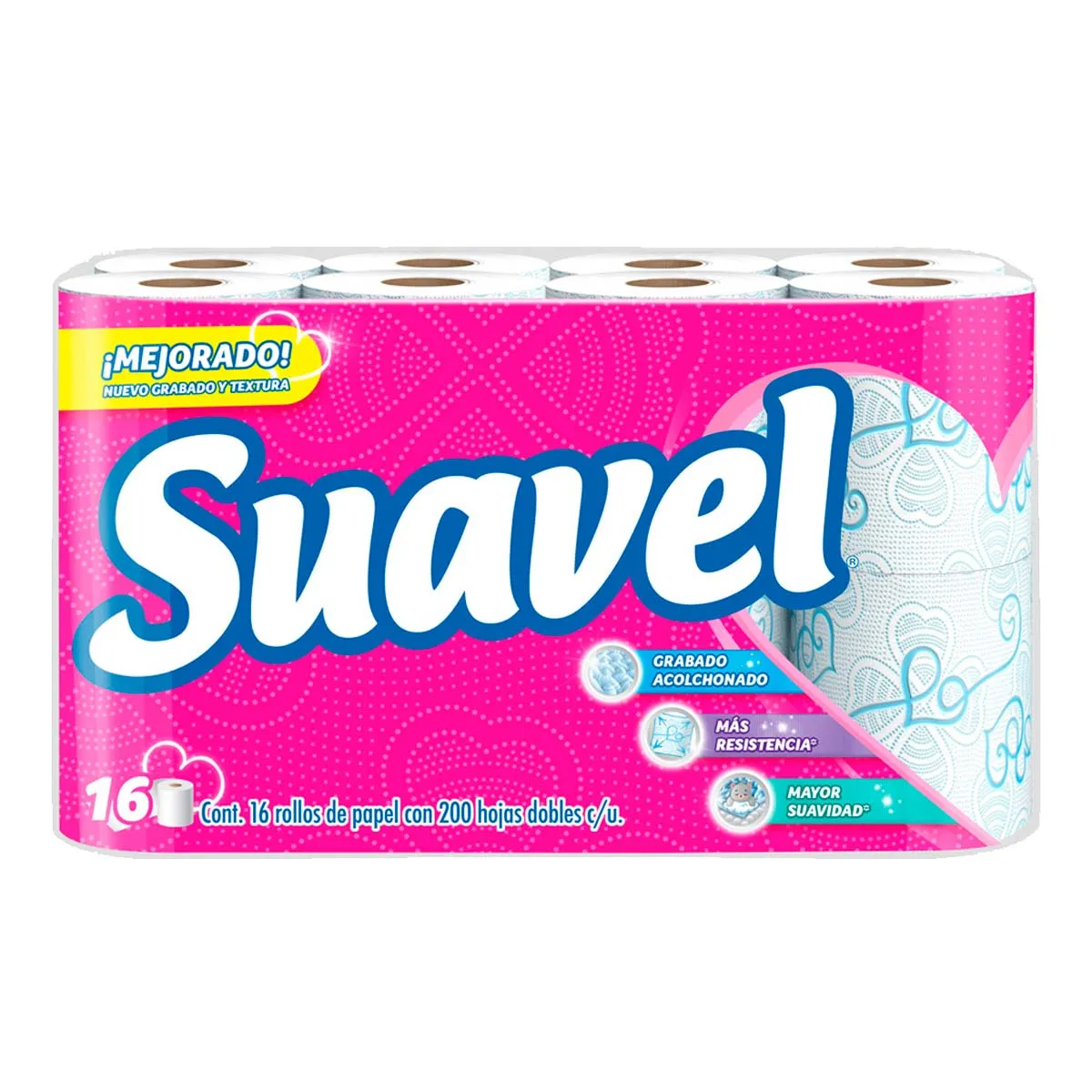 Papel Higiénico Suavel 16 Rollos