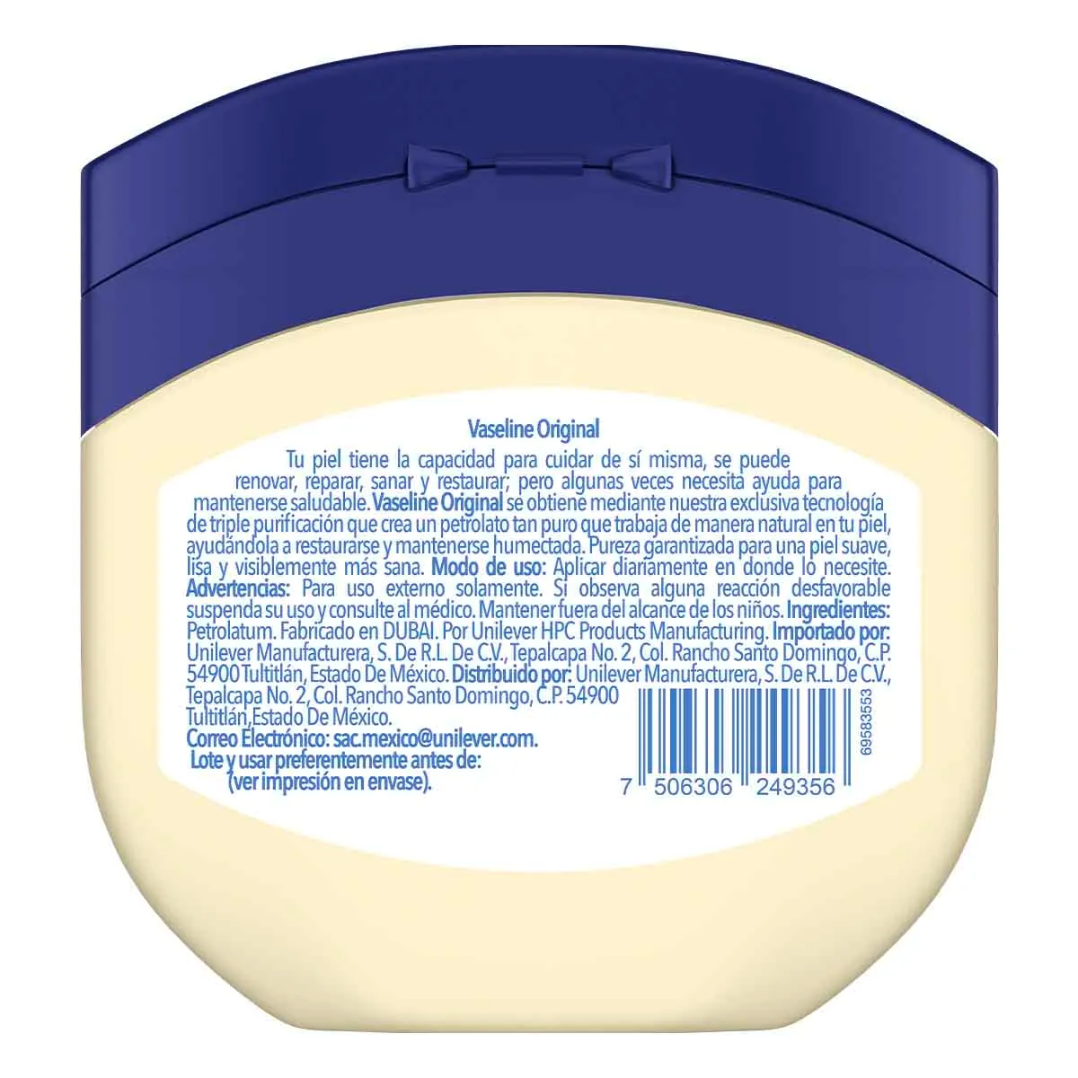 Petrolato Puro Vaseline Original 50g