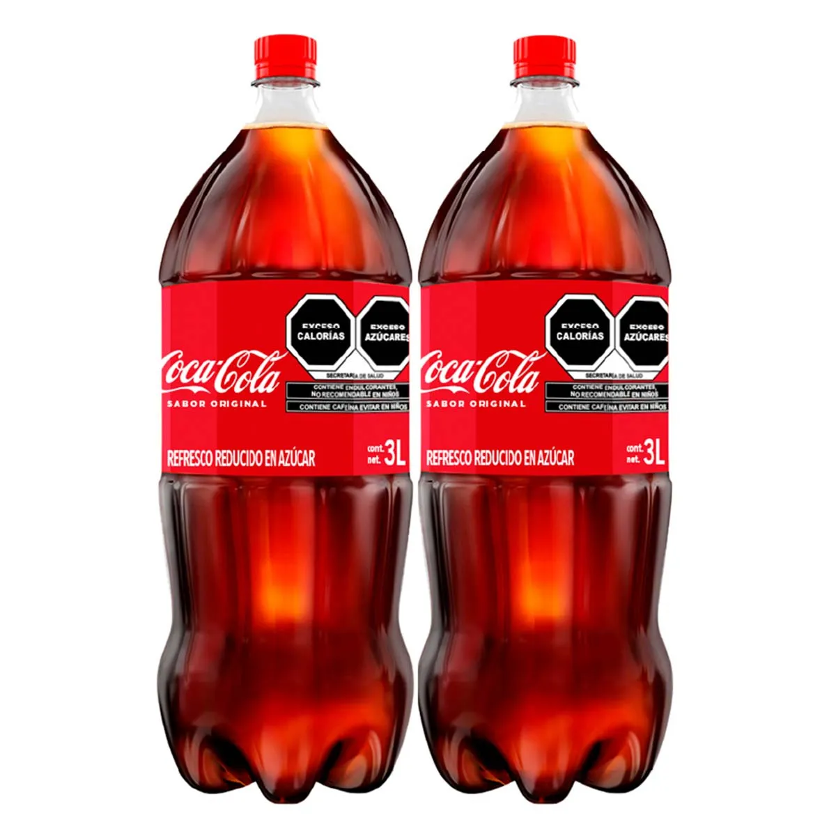 Refresco Coca-Cola Original 2 Botellas De 3L c/u