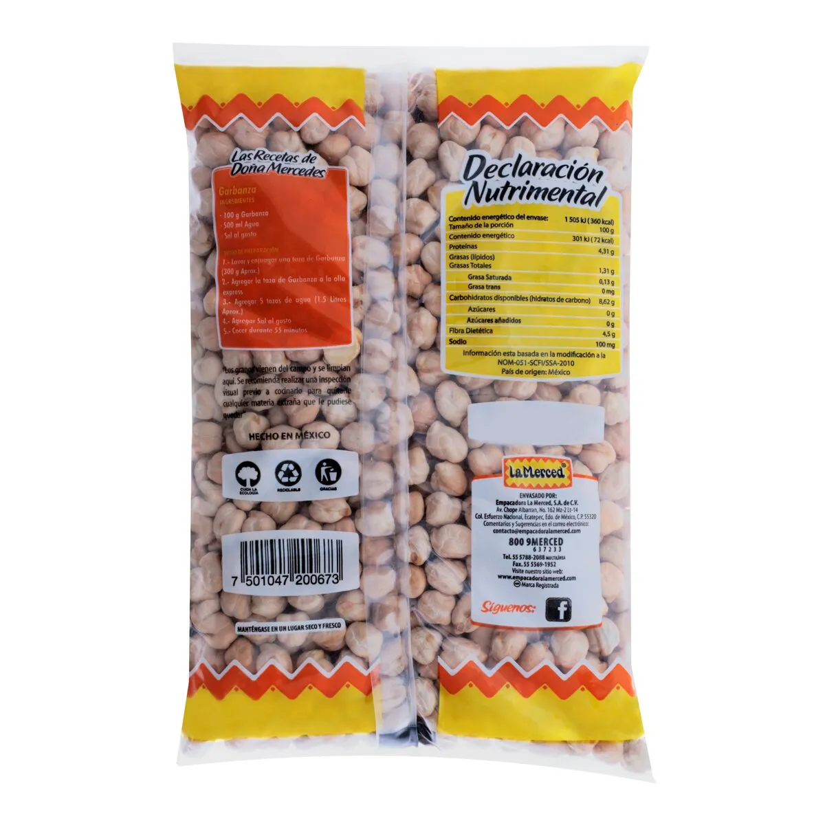 Garbanzo La Merced 500g