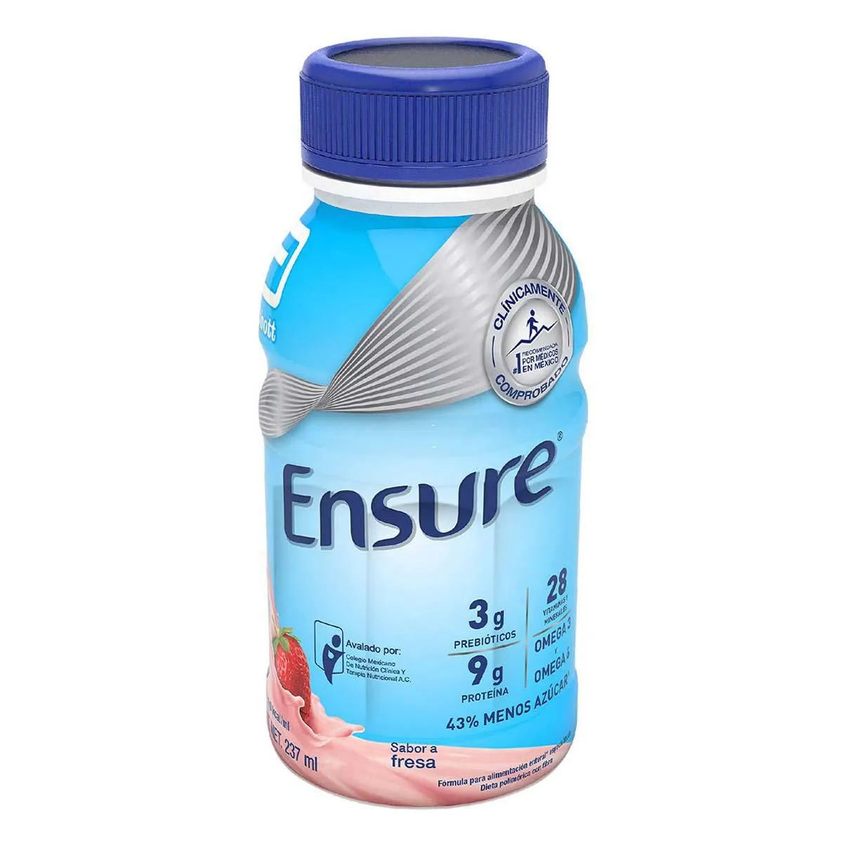 Suplemento Alimenticio Ensure Alimentación Especializada Fresa 237ml