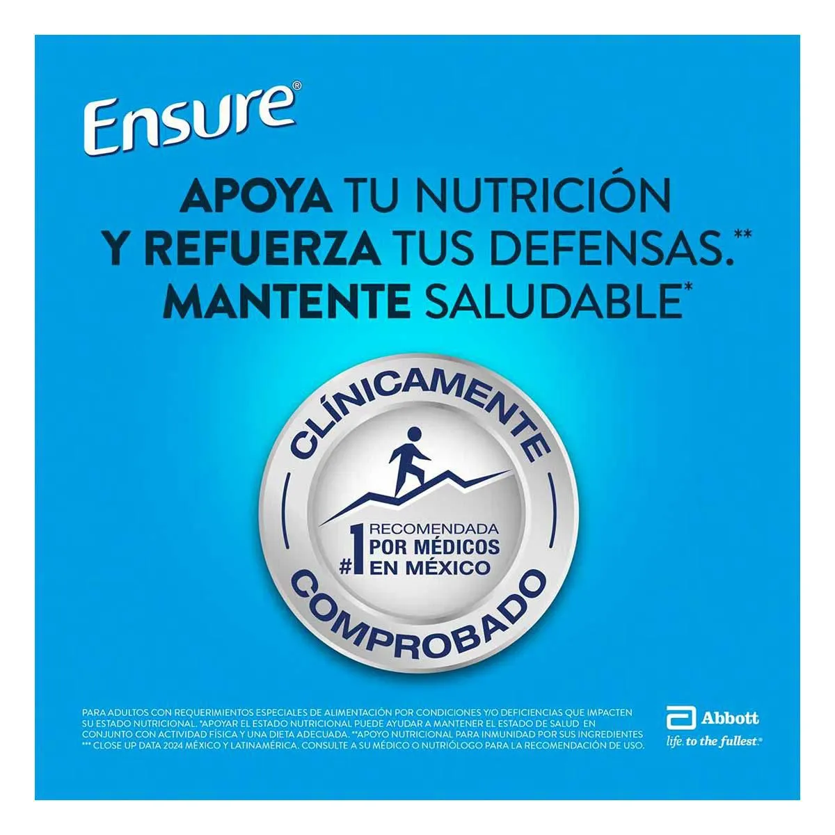 Suplemento Alimenticio Ensure Alimentación Especializada Vainilla 400g
