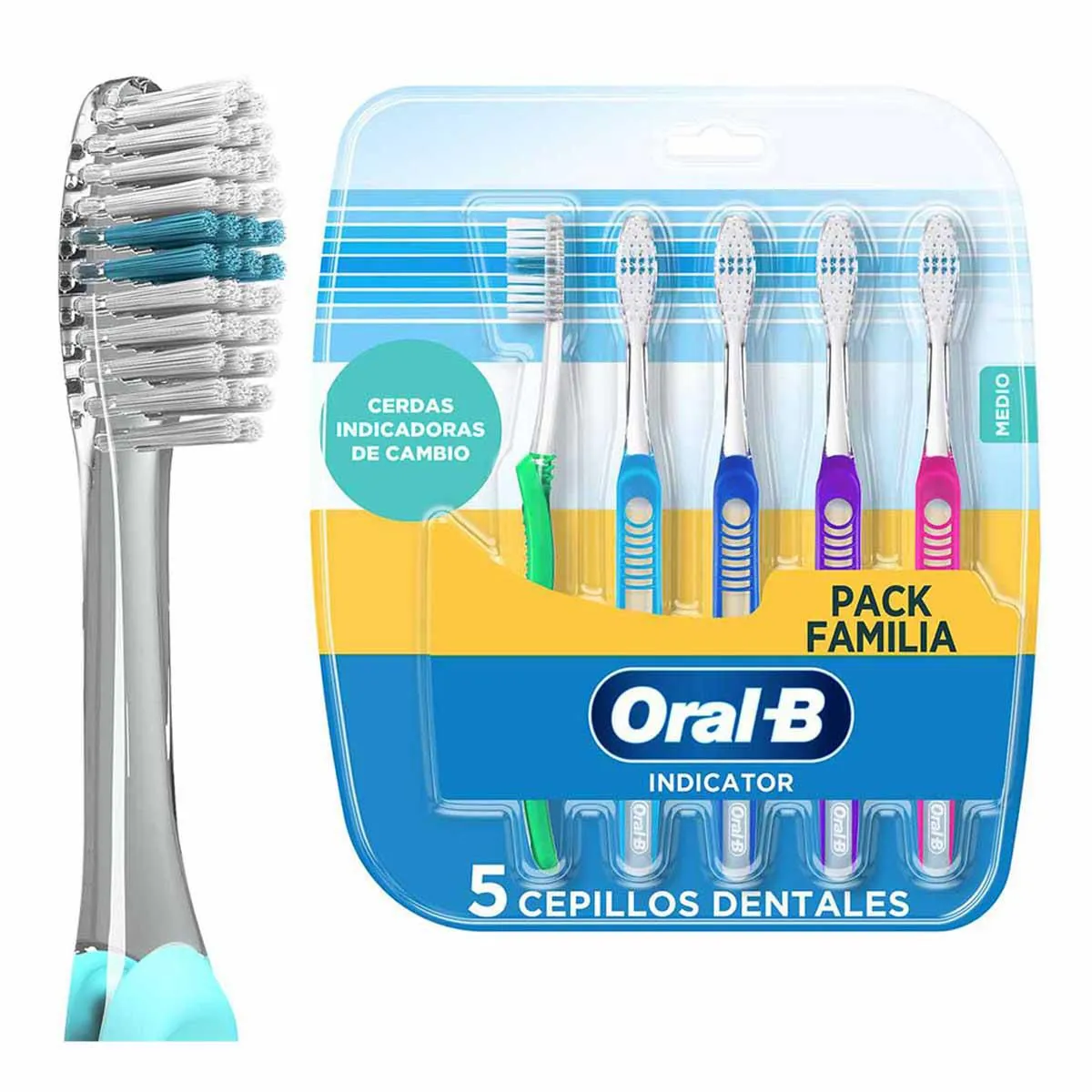 Cepillo de Dientes Oral-B Family Pack 5 Unidades