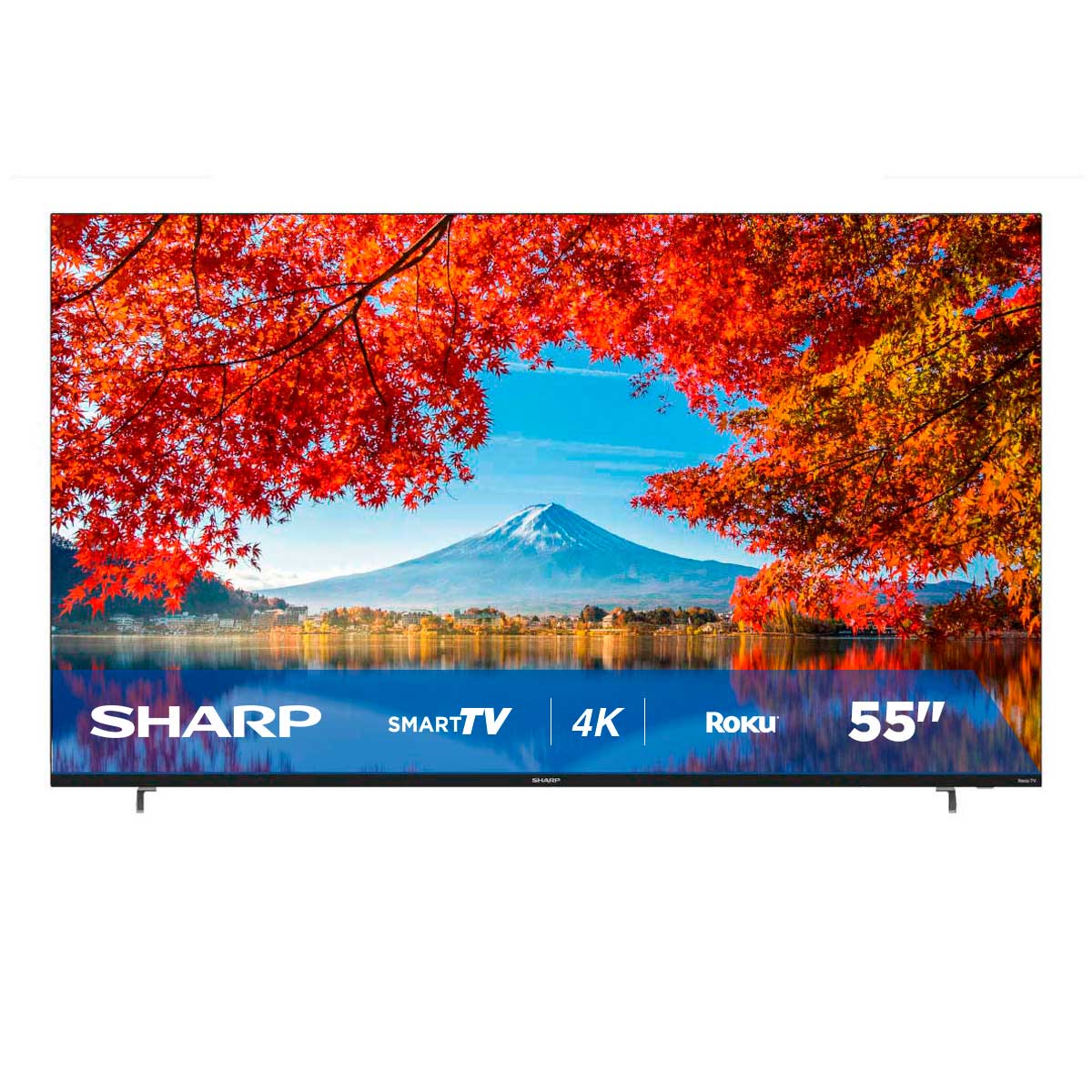 Pantalla Sharp 55 Pulgadas 4K UHD Smart Roku 4T-C55DL7UR