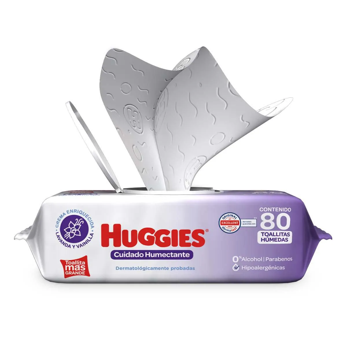 Toallitas Húmedas para Bebé para Bebé Huggies Cuidado Relajante 80 Toallitas