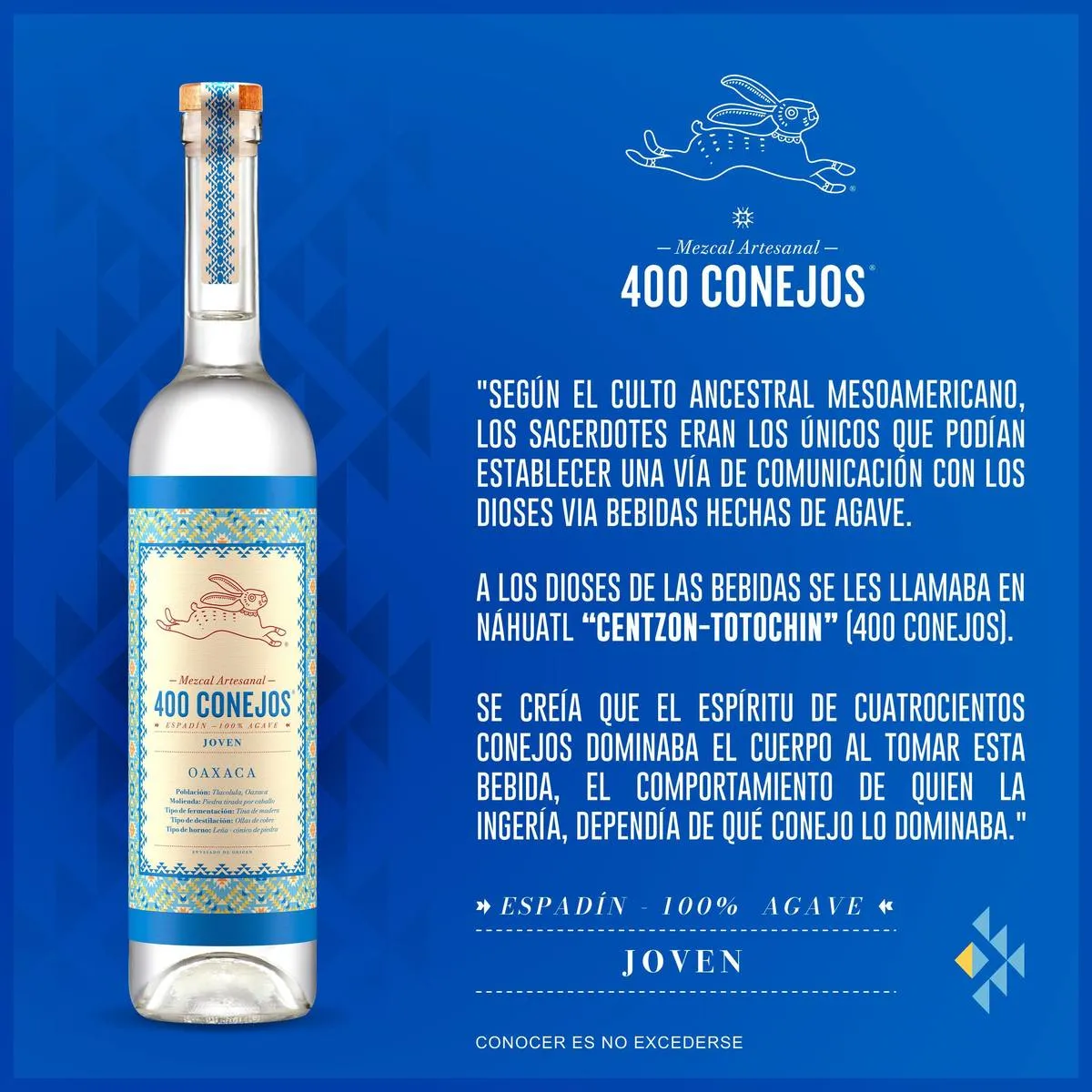 Mezcal 400 Conejos Joven 700ml