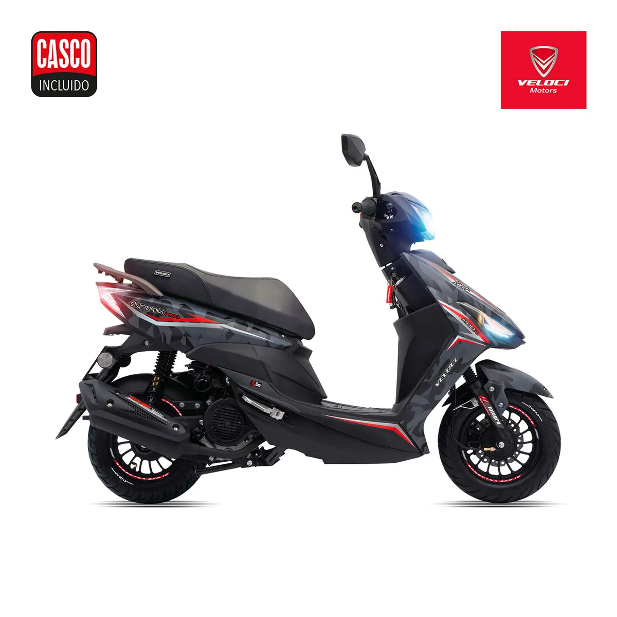 Motocicleta Veloci Dynamik Pro 200 Gris