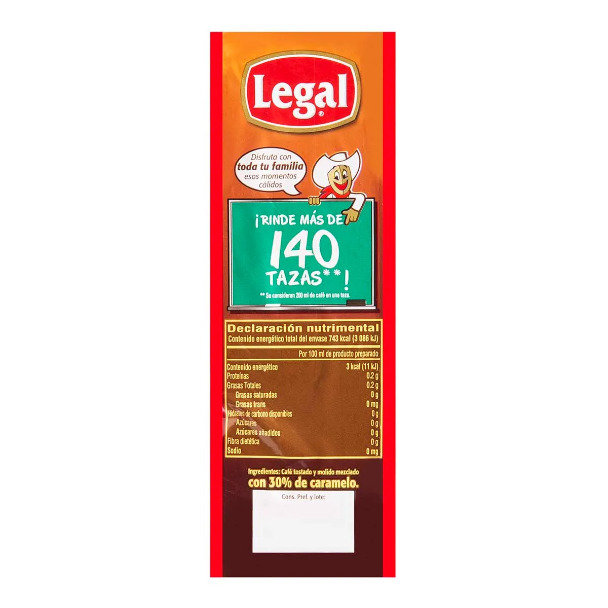 Café Legal Tradicional 400g