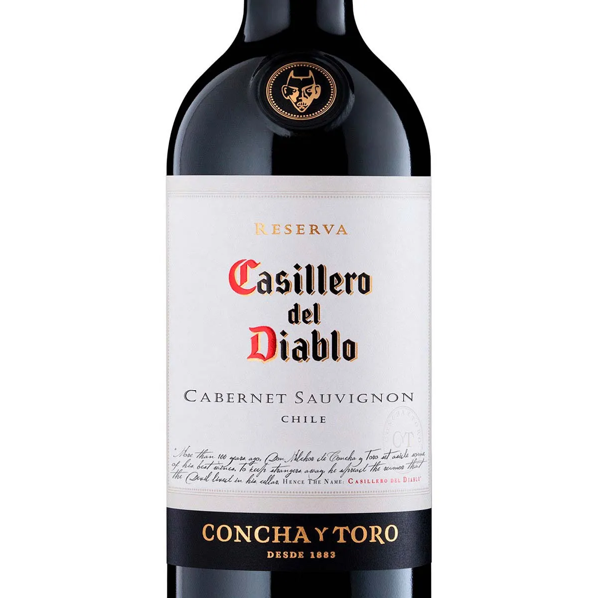 Vino Tinto Chileno Casillero Del Diablo Cabernet Sauvignon 750ml