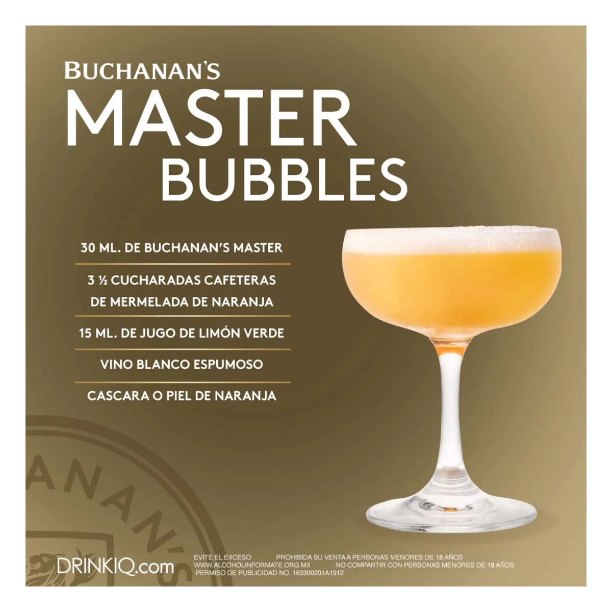 Whisky Buchanan's Master Blended Scotch 750ml