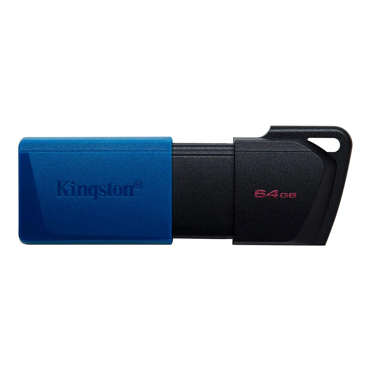 Memoria USB Kingston DataTraveler Exodia M de 64GB USB 3.2 Color Negro-Azul