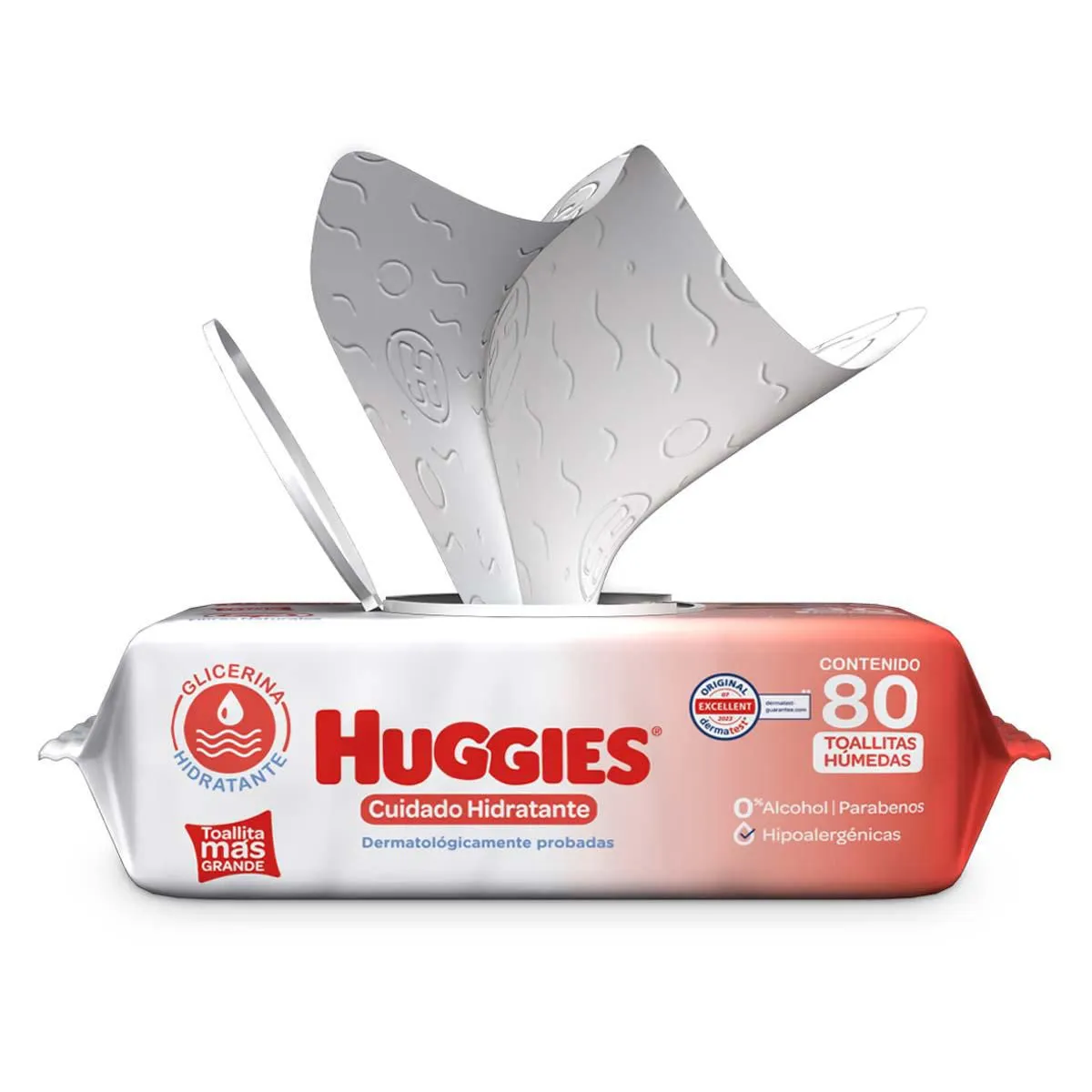 Toallitas Húmedas para Bebé Huggies Cuidado Hidratante 80 Toallitas