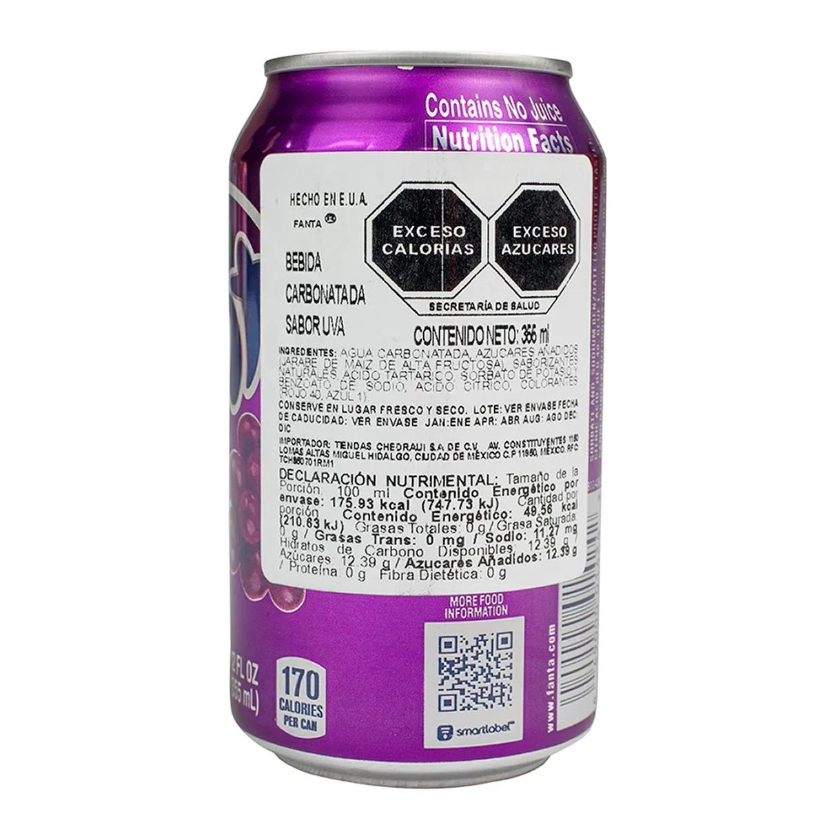 Refresco Fanta Uva 355ml