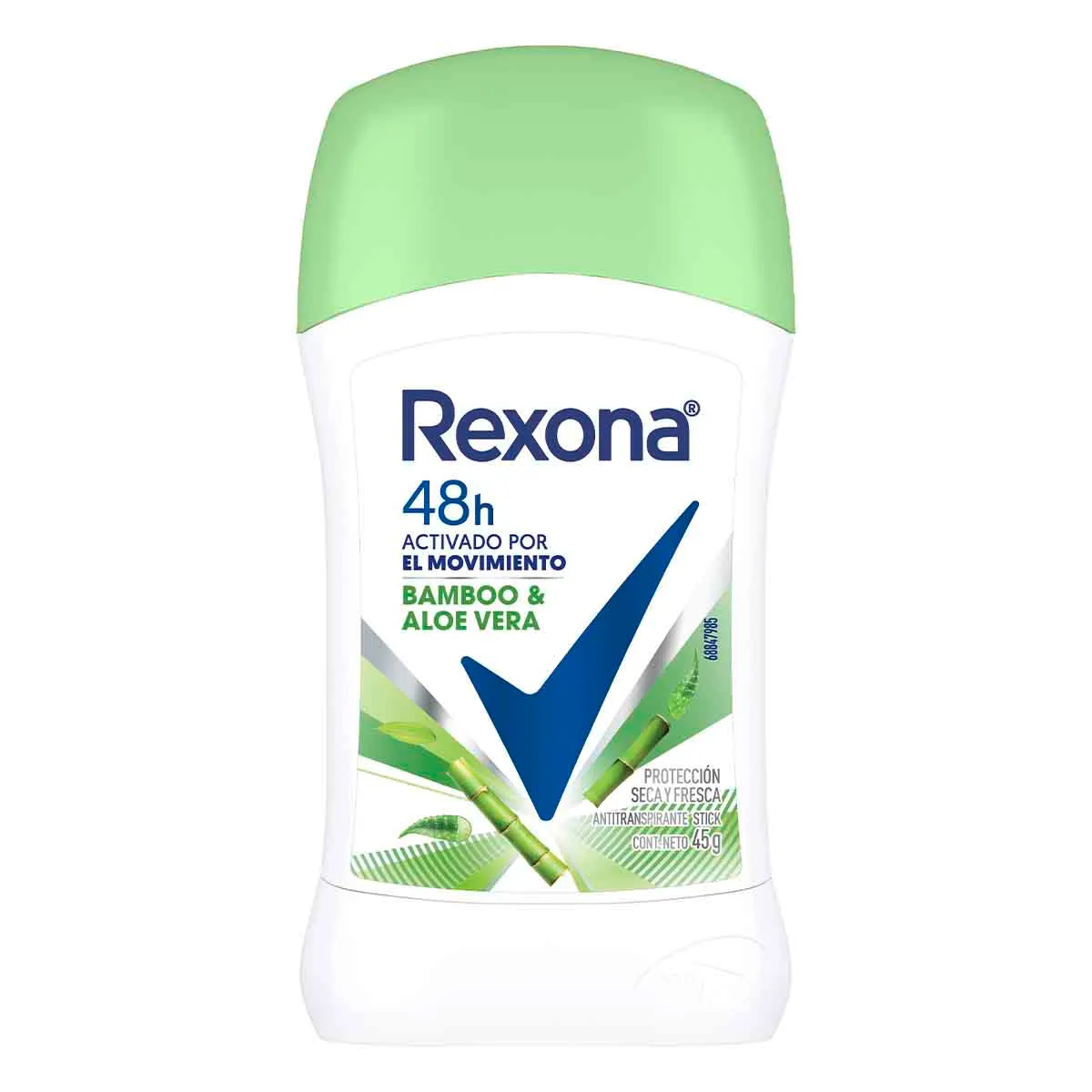 Antitranspirante Barra Rexona Mujer Bamboo & Aloe Vera 45g
