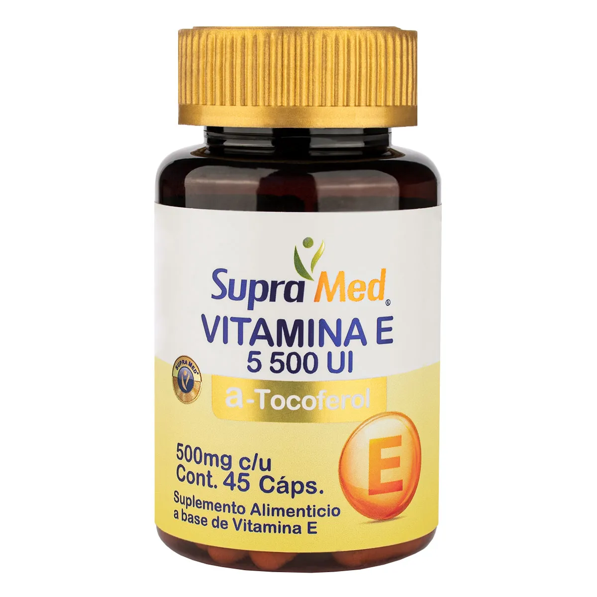 Vitamina E SupraMed 45 Cápsulas 500mg