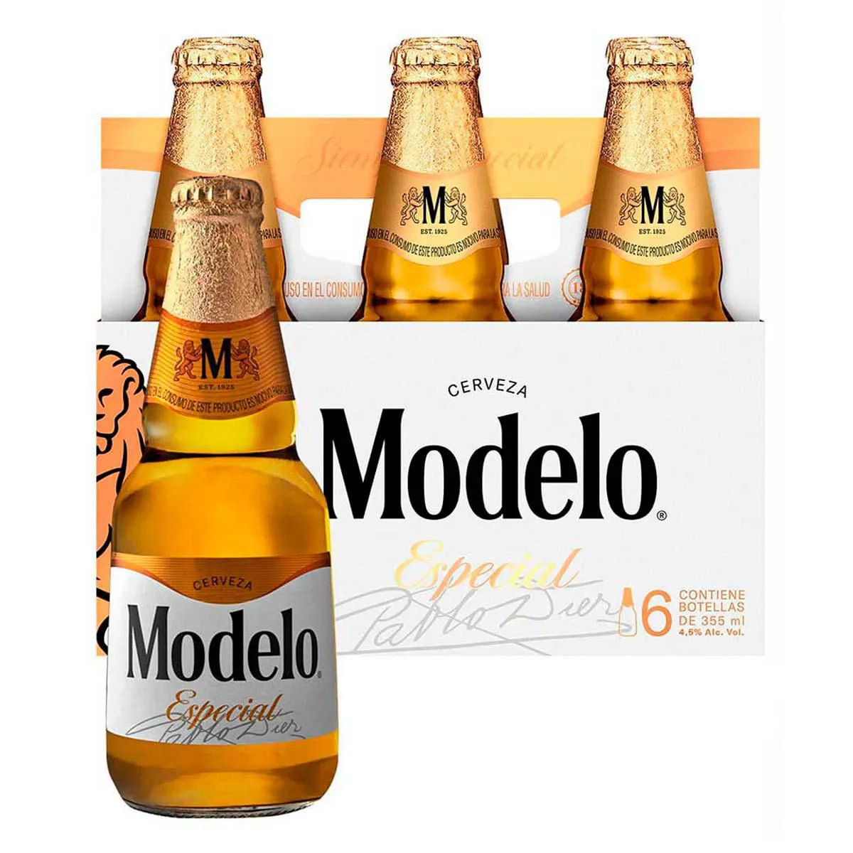 Cerveza Modelo Especial 6 Botellas de 355ml c/u