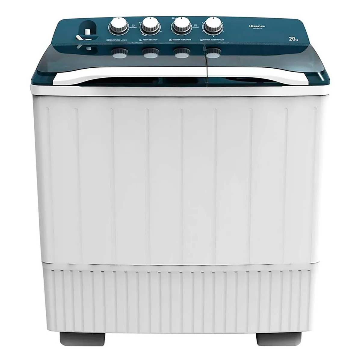 Lavadora Semiautomática Hisense Doble Tina 20kg Wsa2001p