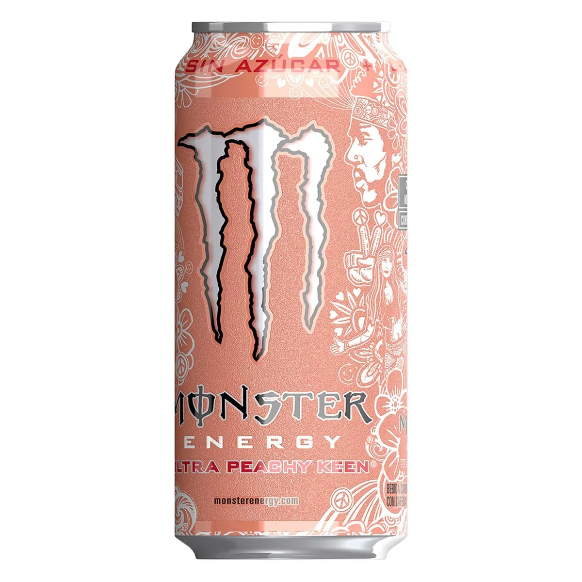 Bebida Energizante Monster Durazno 473ml