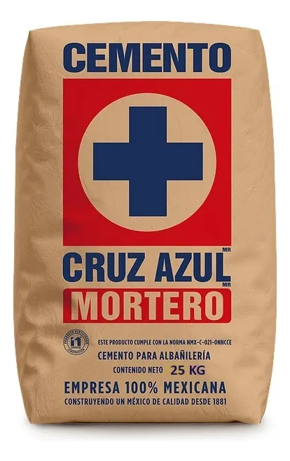 Mortero Gris Cruz Azul Para Albañileria
