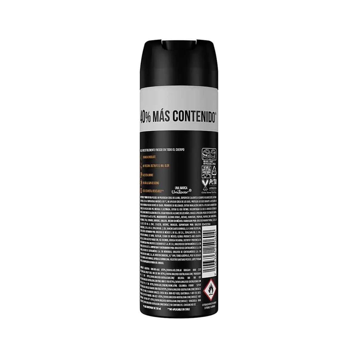 Desodorante AXE Dark Temptation Aerosol Hombre 210ml
