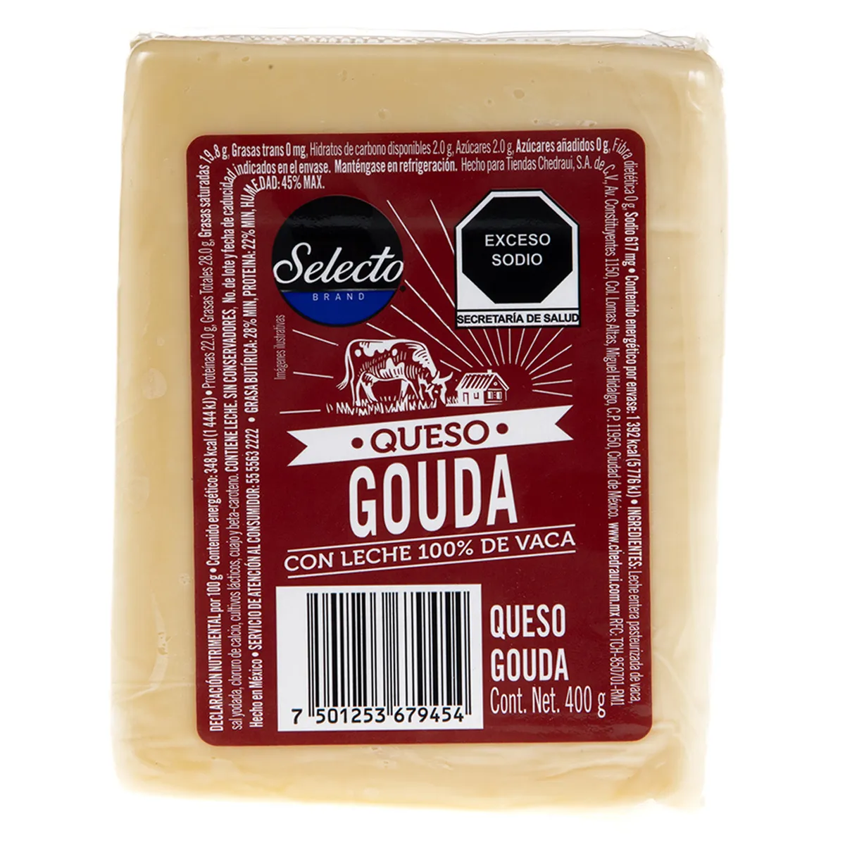 Queso Selecto Brand Gouda 400g