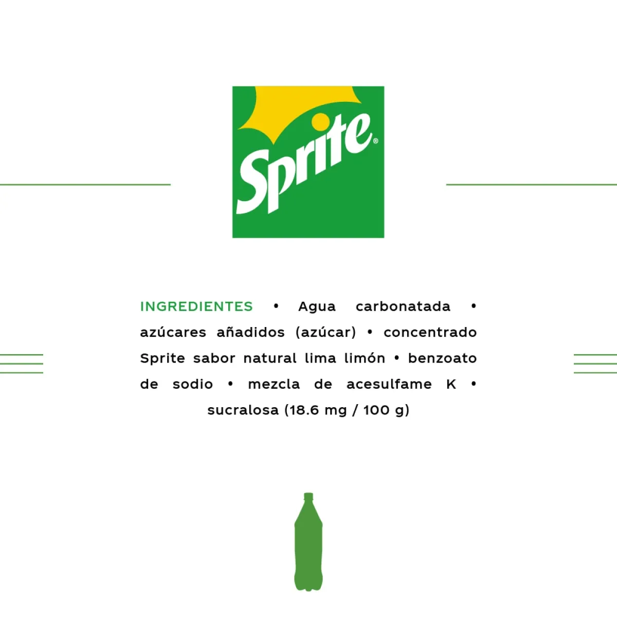 Refresco Sprite Lima-Limón 2L