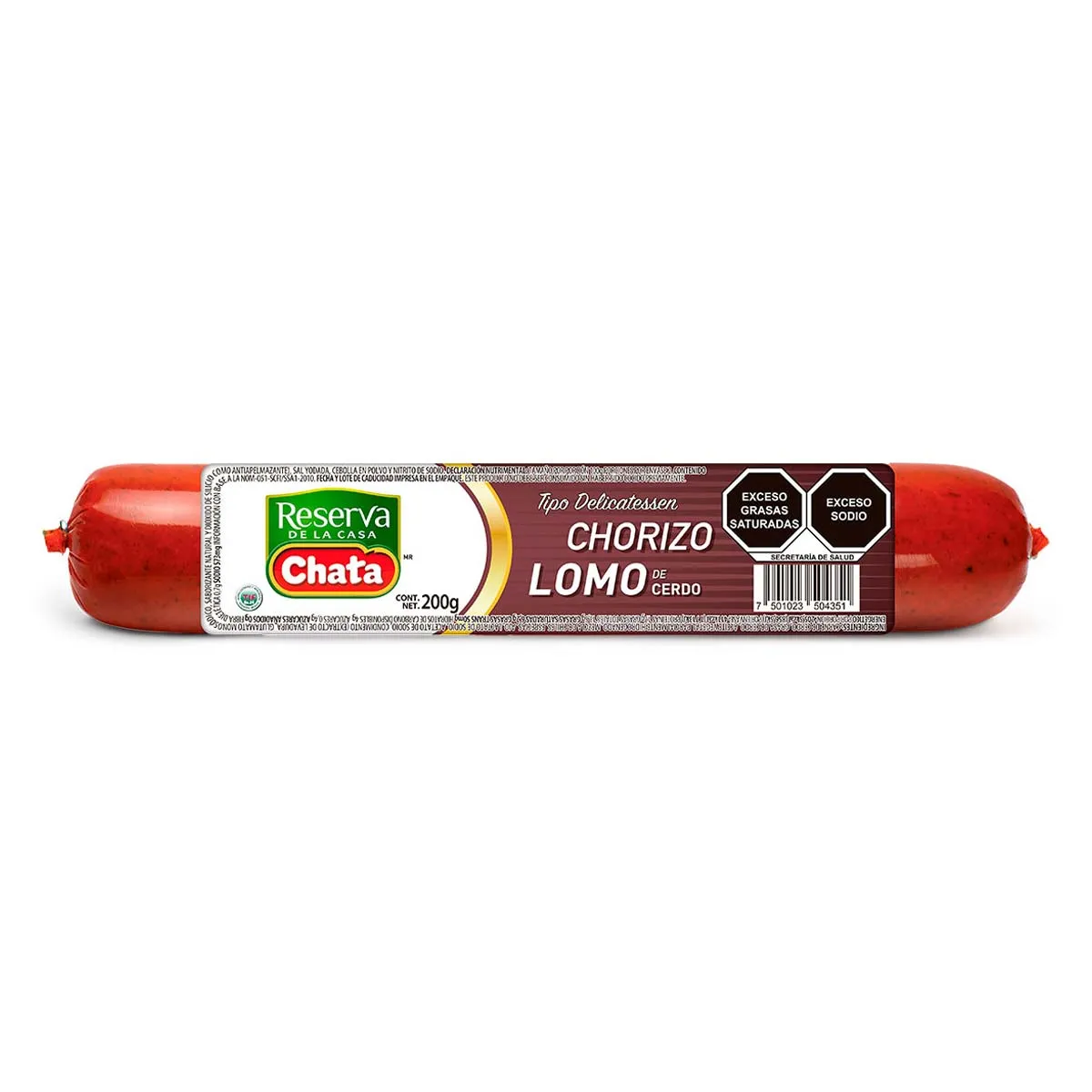 Chorizo Chata Lomo de Cerdo 200g