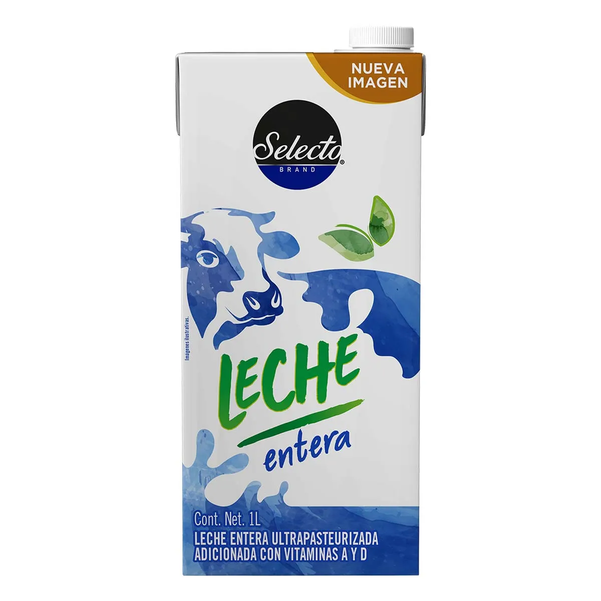 Leche Selecto Brand Entera 1L