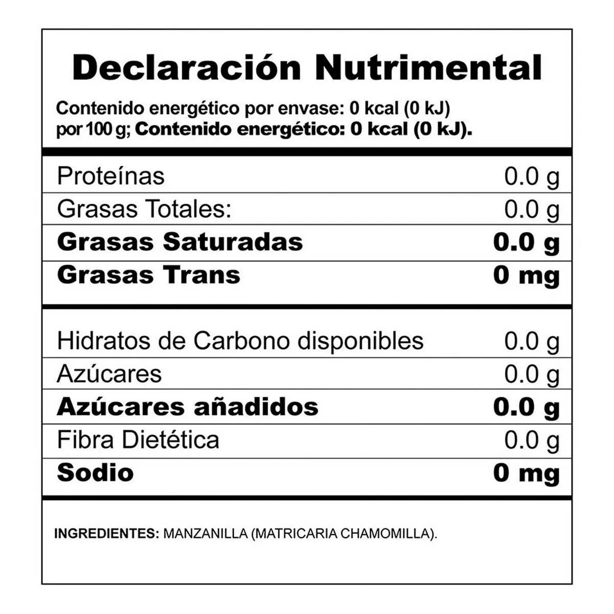 Té Mccormick Manzanilla con 25 Sobres