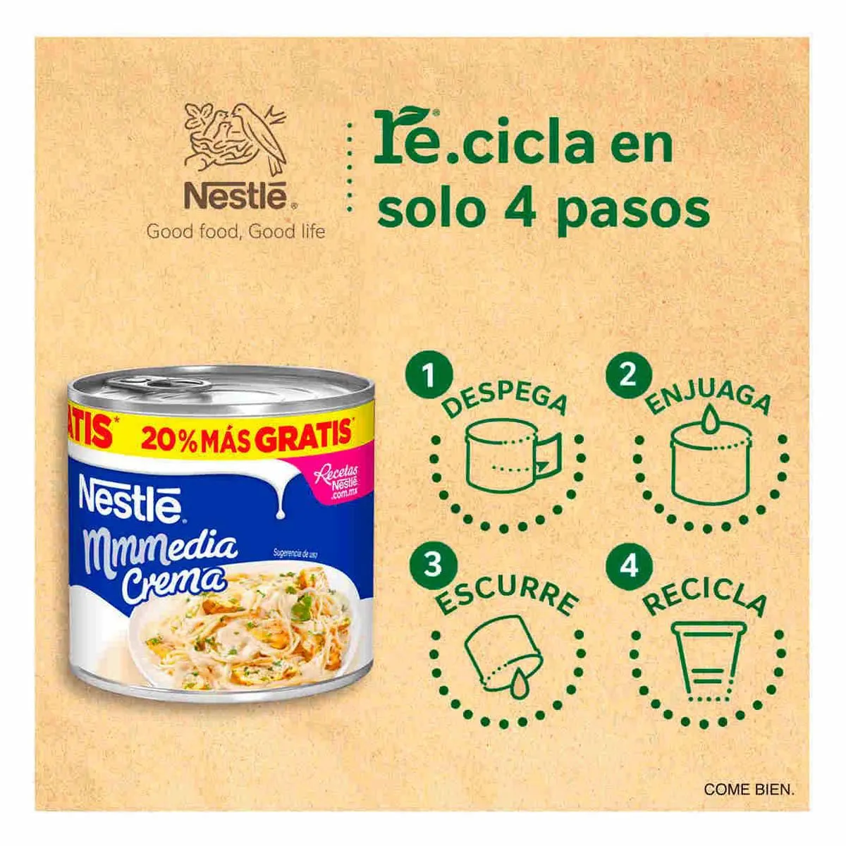 Media Crema Nestlé 270g
