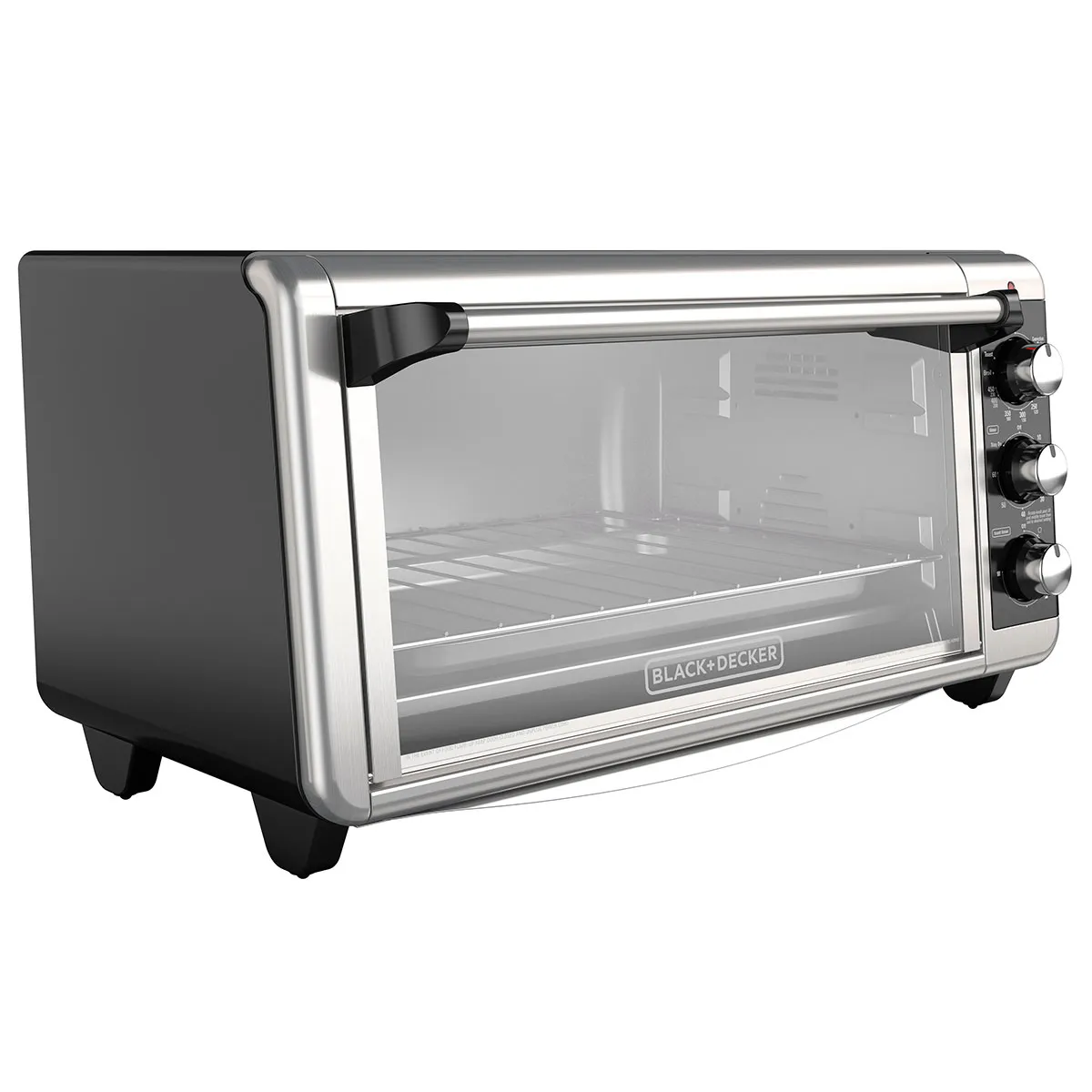 Horno de Convección Black and Decker Plata
