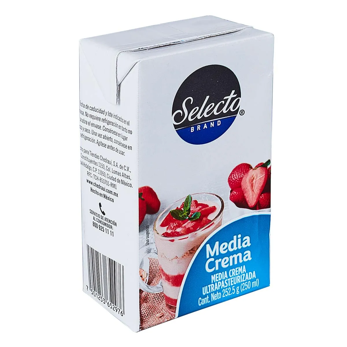 Media Crema Selecto 250ml