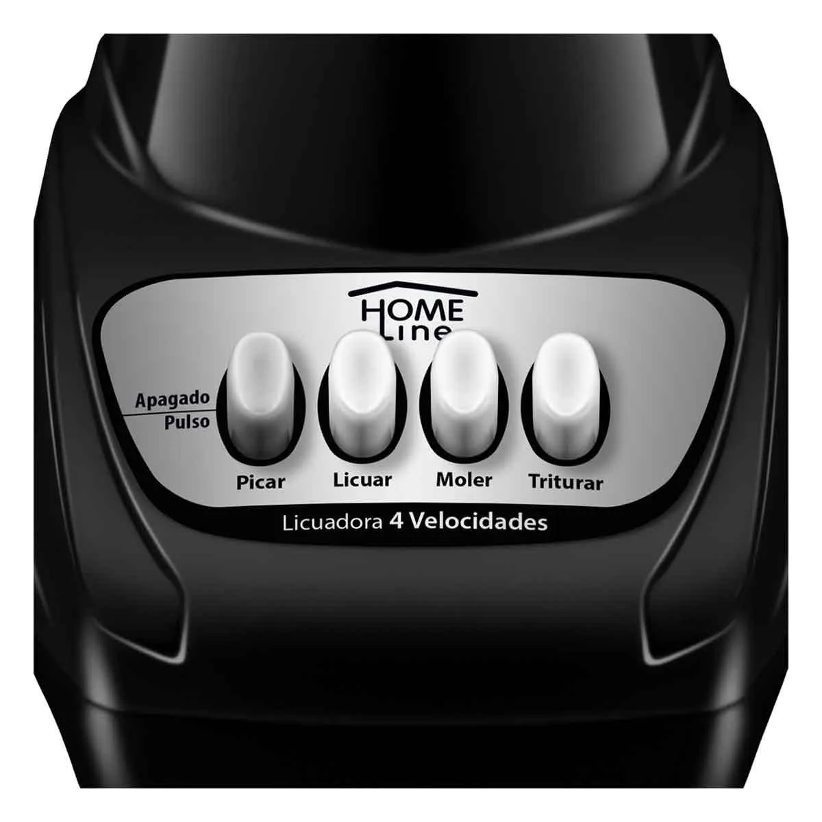 Licuadora Home Line 4 Velocidades 350W Negra 1114