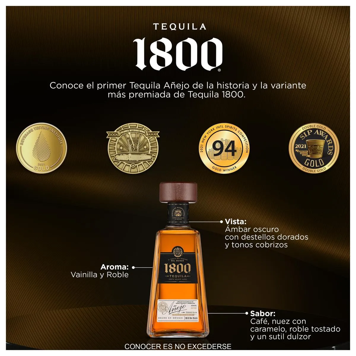 Tequila 1800 Añejo 700ml
