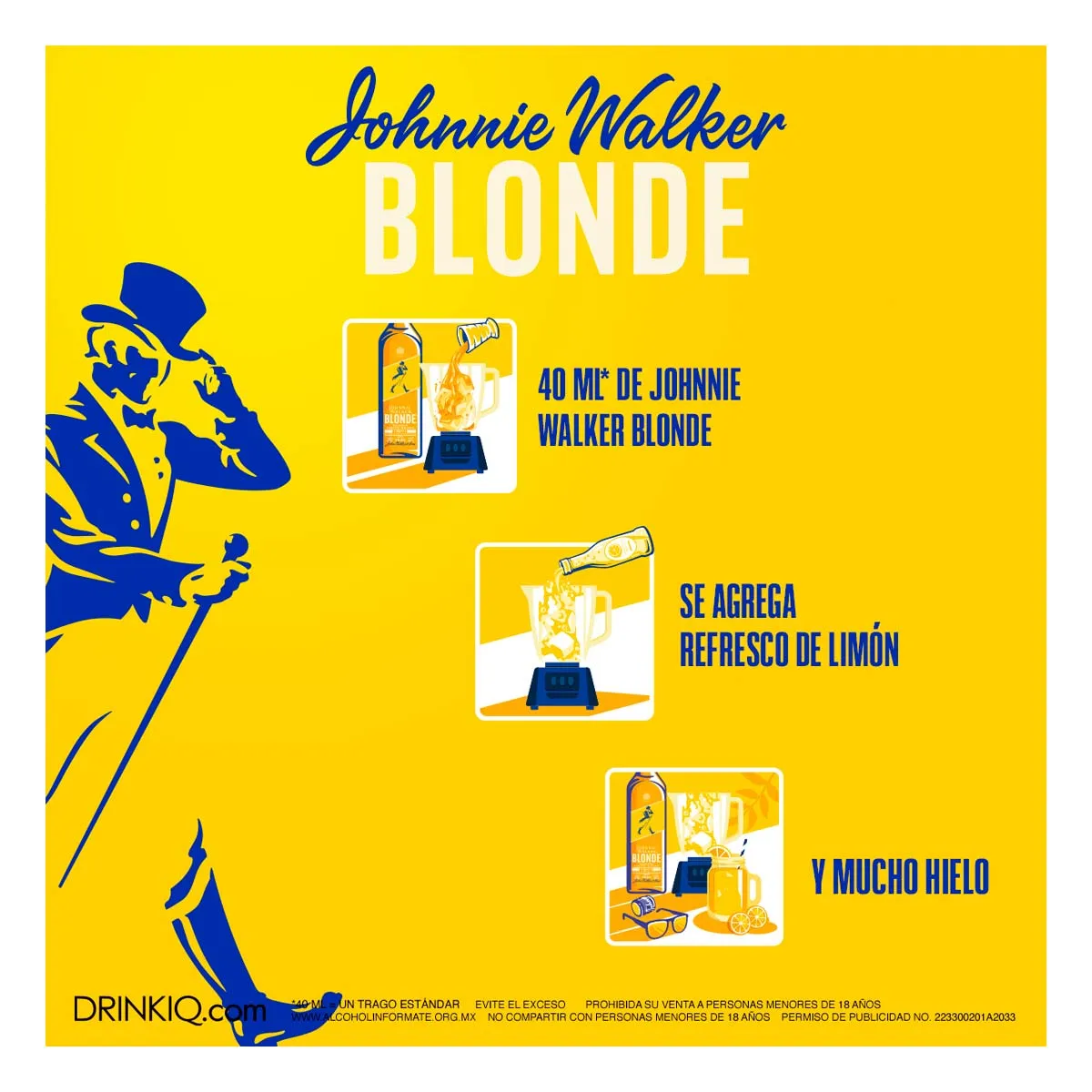 Whisky Johnnie Walker Blonde Blended Scotch 700ml