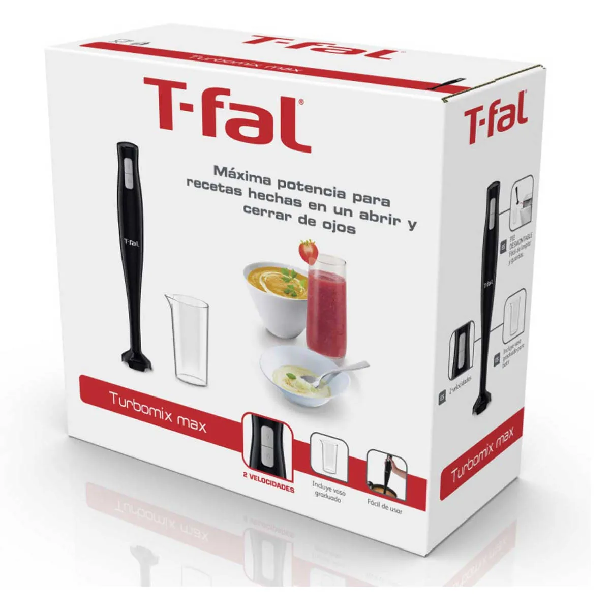  Batidora de Inmersion T-Fal Negro 200W
