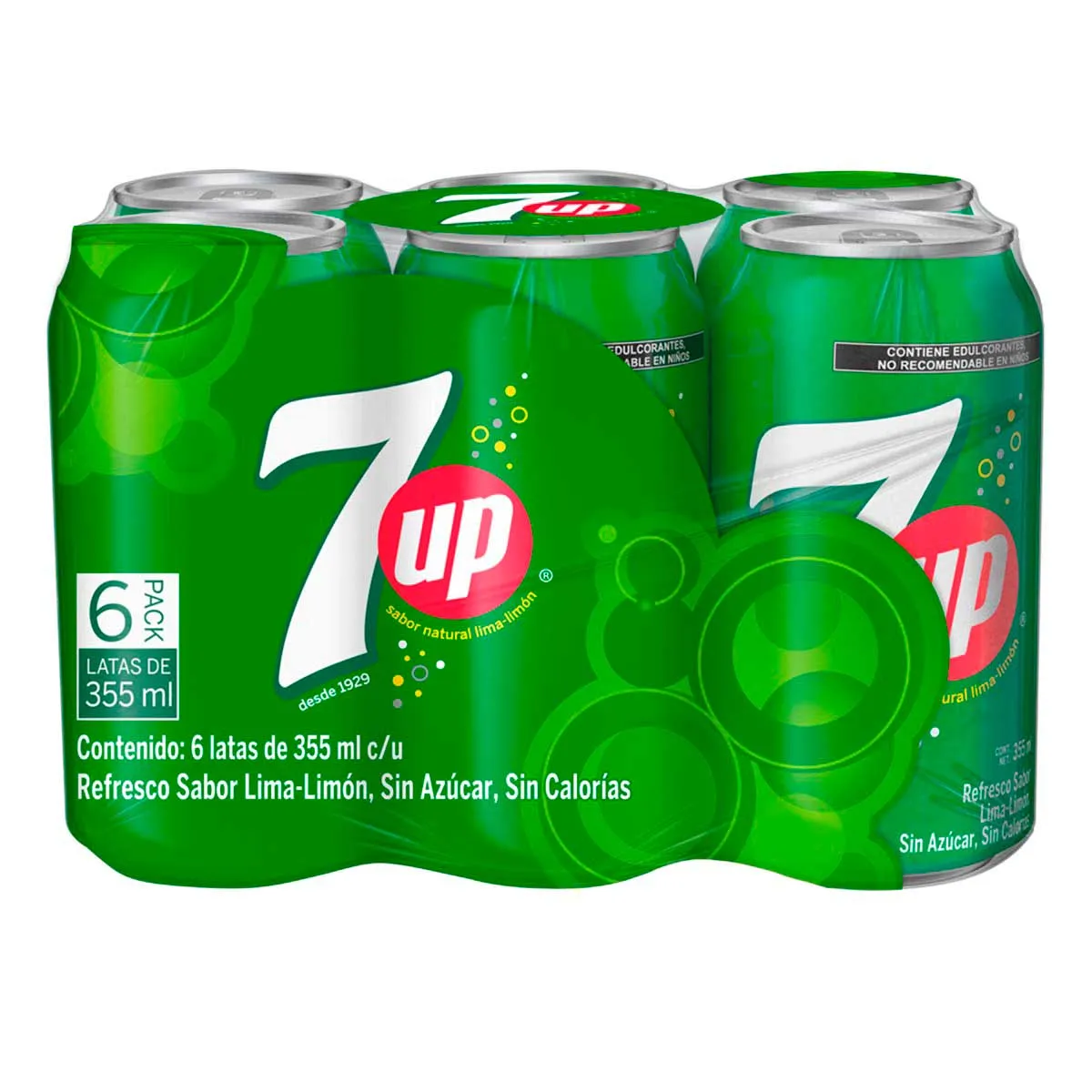 Refresco 7Up 6 Pack 355ml