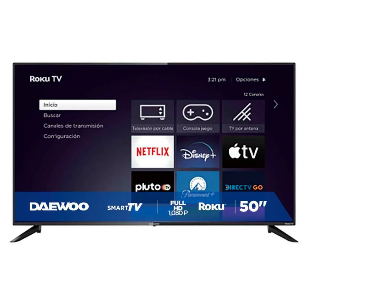 Pantalla Daewoo Roku Tv 50 Pulgadas Smart FHD DAW50FRF