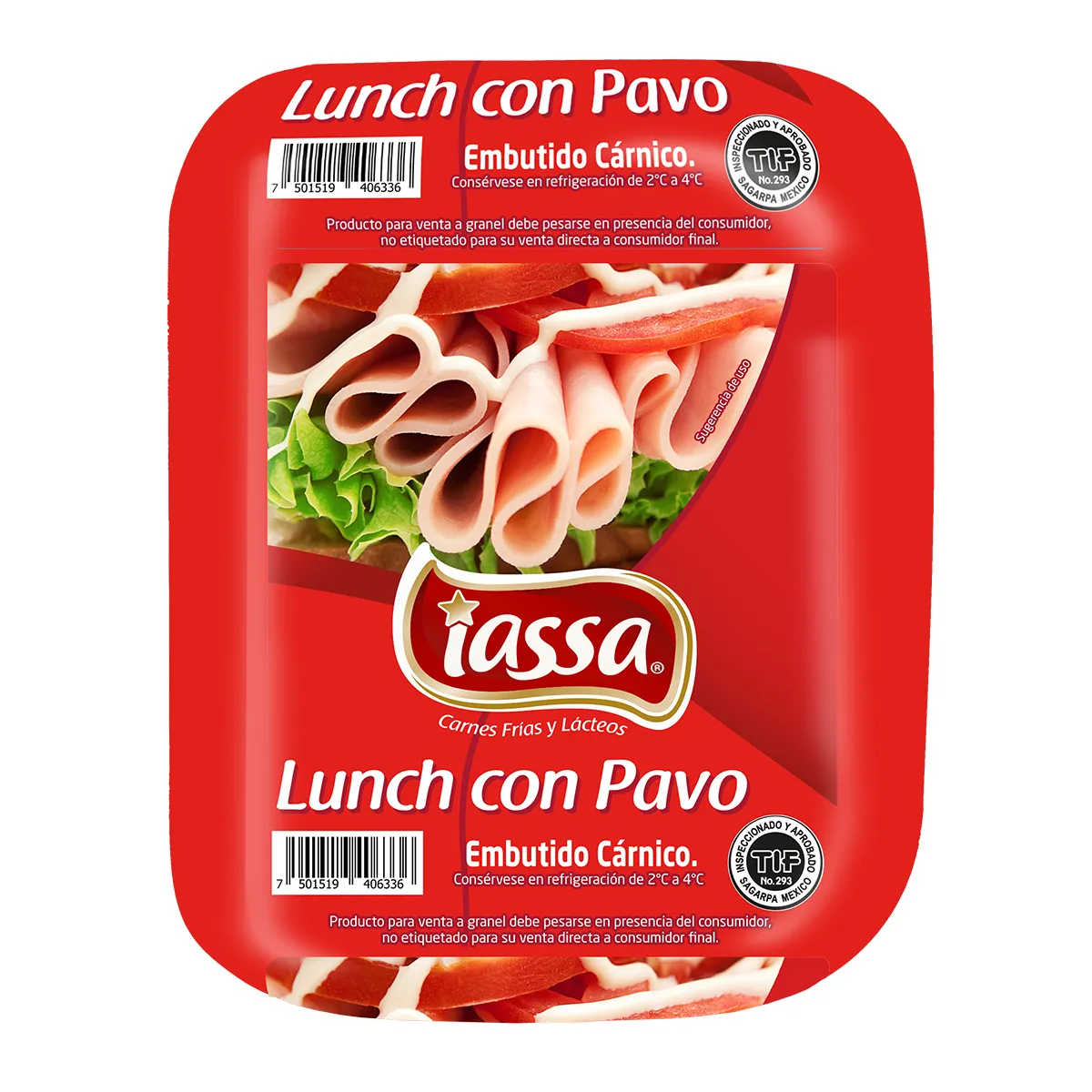 Jamon Iassa Pavo Lunch kg