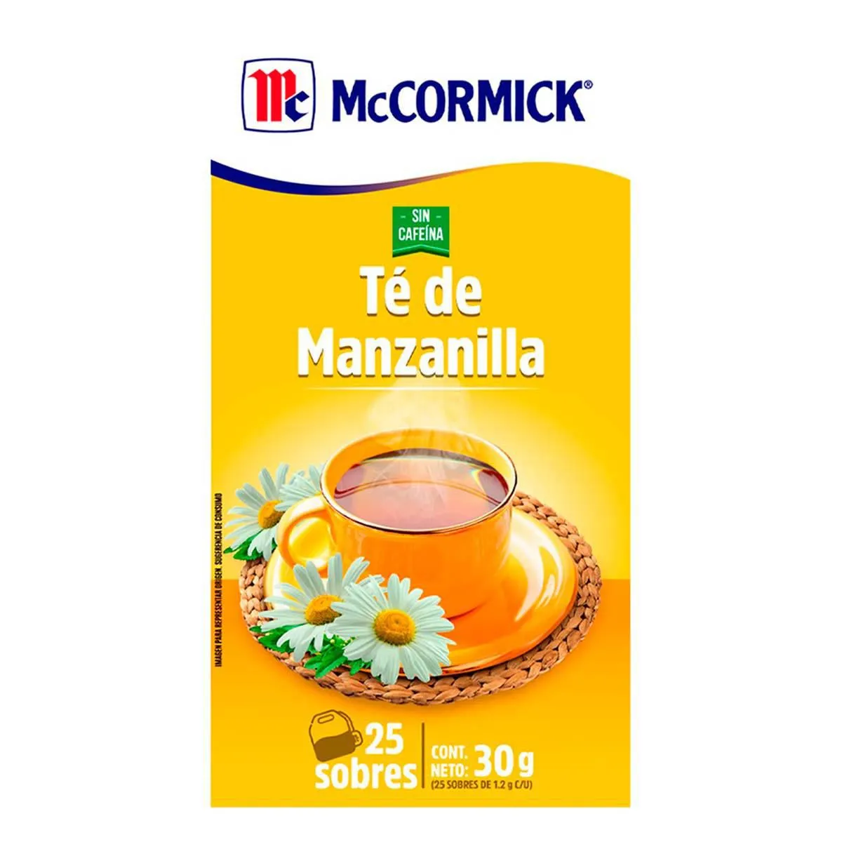 Té Mccormick Manzanilla con 25 Sobres