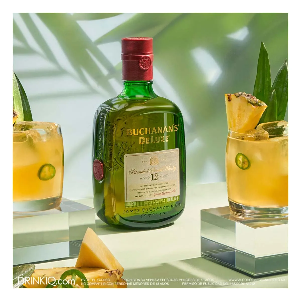 Whisky Buchanan's Deluxe 12 años Blended Scotch 1L