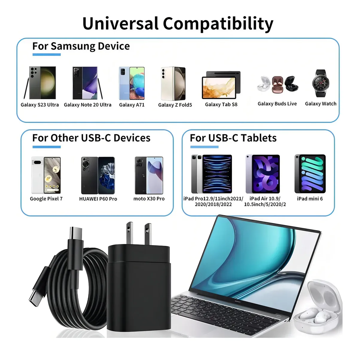 Cargador USB-C Rápido