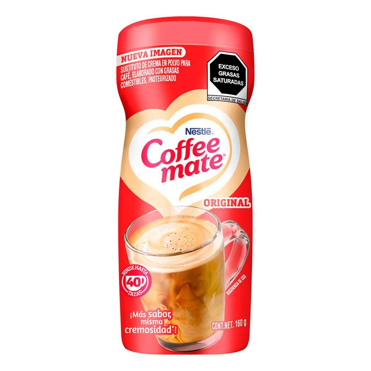Sustituto de Crema para Café Coffee Mate Polvo Original 160g
