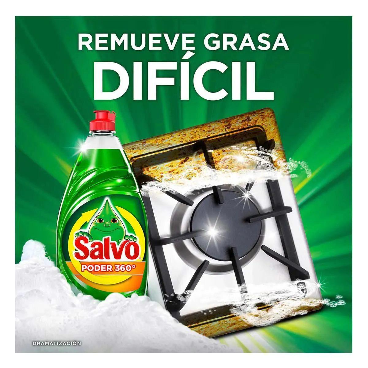 Lavatrastes Salvo Poder 360 640ml