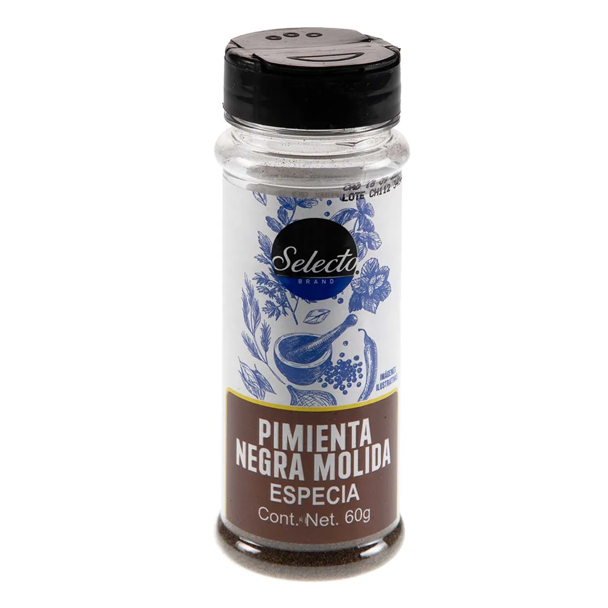 Pimienta Negra Selecto Molida 60g