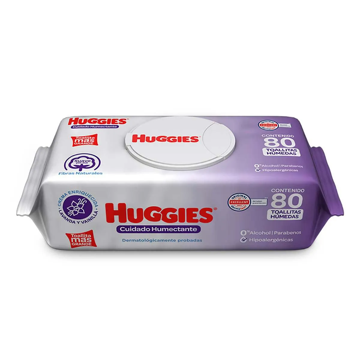 Toallitas Húmedas para Bebé para Bebé Huggies Cuidado Relajante 80 Toallitas
