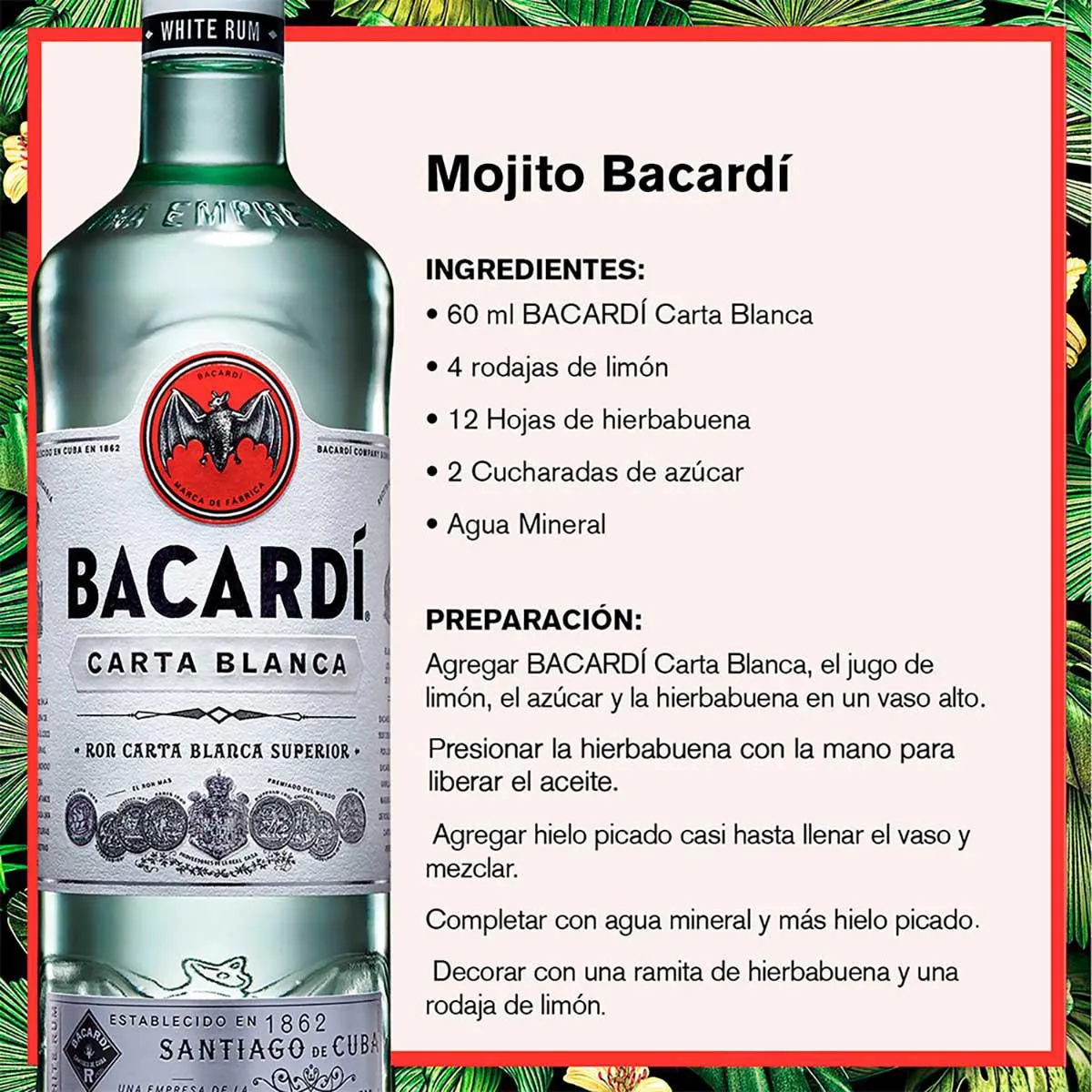 Ron Bacardí Carta Blanca 700ml